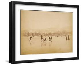 Windermere Frozen Over-null-Framed Photographic Print