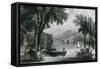 Windermere, Lake District-Thomas Allom-Framed Stretched Canvas