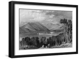 Windermere, Lake District-Thomas Allom-Framed Art Print