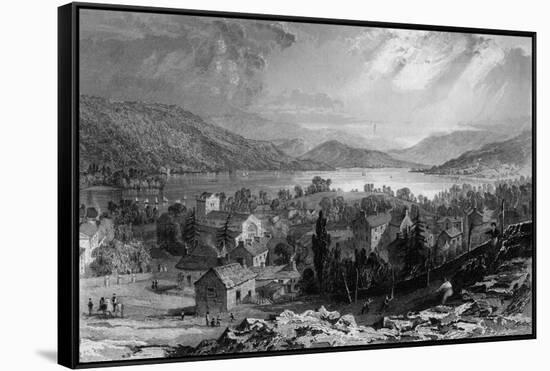 Windermere, Lake District-Thomas Allom-Framed Stretched Canvas