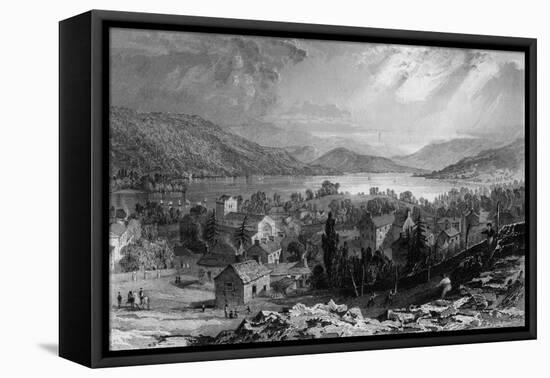 Windermere, Lake District-Thomas Allom-Framed Stretched Canvas