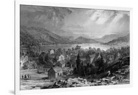 Windermere, Lake District-Thomas Allom-Framed Art Print