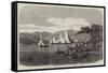 Windermere Regatta, the Race on the Third Day for Mr Aufrere's Cup-null-Framed Stretched Canvas