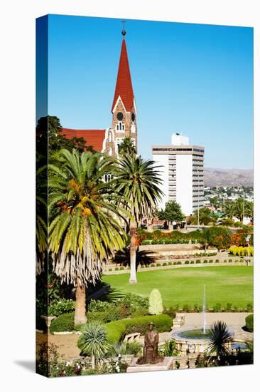 Windhoek City-DmitryP-Stretched Canvas