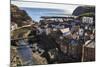 Winding Alleys, Fishing Boats and Sea, Elevated View of Village in Summer-Eleanor Scriven-Mounted Photographic Print