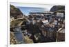 Winding Alleys, Fishing Boats and Sea, Elevated View of Village in Summer-Eleanor Scriven-Framed Photographic Print