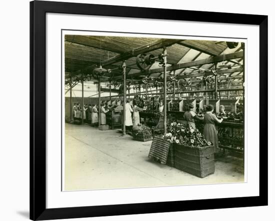 Winding Department, Long Meadow Mill, 1923-English Photographer-Framed Photographic Print