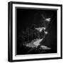 Winding Mountain Road in Black and White-Bryce Eilenberg-Framed Photographic Print