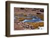 Winding Partially Frozen Water Near the Saciel Sulfur Refinery, Chile-Mallorie Ostrowitz-Framed Photographic Print