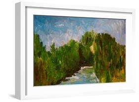 Winding River, 2009-Patricia Brintle-Framed Giclee Print