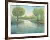 Winding River II-Tim O'toole-Framed Art Print