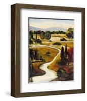 Winding Rivers-Carmen Dolce-Framed Art Print