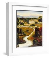 Winding Rivers-Carmen Dolce-Framed Art Print