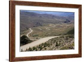 Winding Road, Foothills of the Andes, Argentina-Peter Groenendijk-Framed Photographic Print