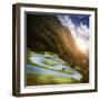 Winding Road in a Forest of Dolomite Alps at Sunset, Northern Italy-null-Framed Premium Photographic Print