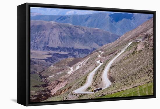 Winding Road, Pumamarca Region, Argentina-Peter Groenendijk-Framed Stretched Canvas