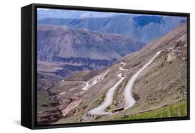 Winding Road, Pumamarca Region, Argentina-Peter Groenendijk-Framed Stretched Canvas