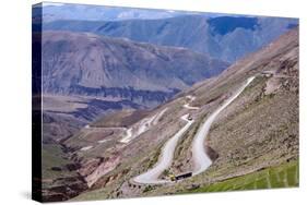 Winding Road, Pumamarca Region, Argentina-Peter Groenendijk-Stretched Canvas
