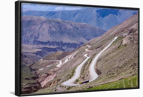 Winding Road, Pumamarca Region, Argentina-Peter Groenendijk-Framed Photographic Print