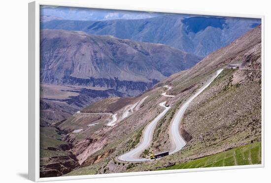 Winding Road, Pumamarca Region, Argentina-Peter Groenendijk-Framed Photographic Print