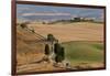 Winding Road, Val d' Orica, Tuscany, Italy-Peter Adams-Framed Photographic Print