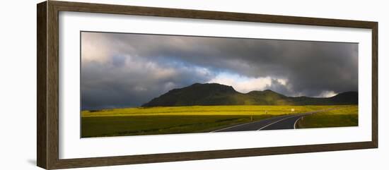 Winding road, Vik, Iceland-Keren Su-Framed Photographic Print