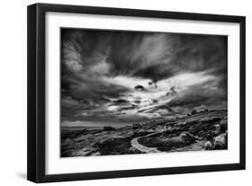 Winding Stone Path Through Moor-Rory Garforth-Framed Photographic Print