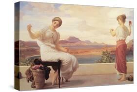 Winding the Skein-Frederick Leighton-Stretched Canvas
