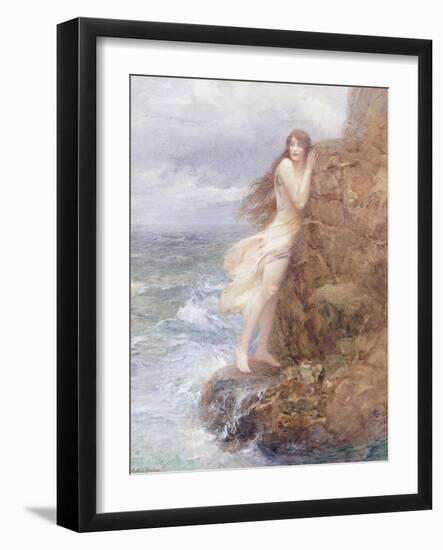 Winding the Skein-John William Godward-Framed Giclee Print