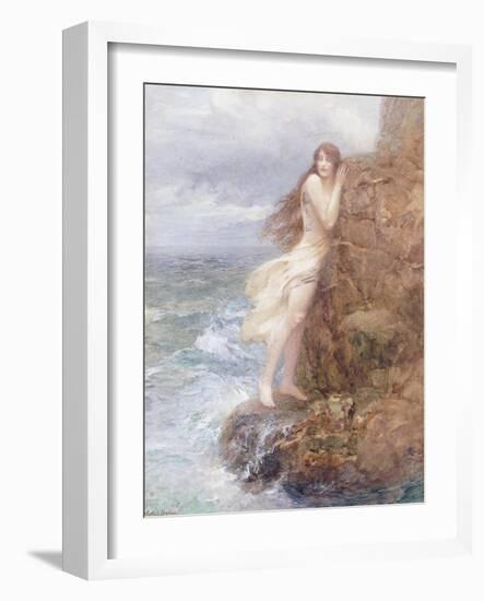 Winding the Skein-John William Godward-Framed Giclee Print