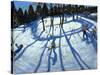 Winding Trail, Morzine-Andrew Macara-Stretched Canvas