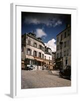 Winding, Uphill Street of the Montmartre Section of Paris-William Vandivert-Framed Photographic Print