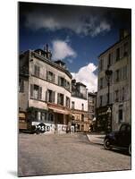 Winding, Uphill Street of the Montmartre Section of Paris-William Vandivert-Mounted Photographic Print