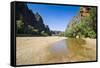 Windjana Gorge, the Kimberleys, Western Australia, Australia, Pacific-Michael Runkel-Framed Stretched Canvas