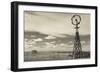 Windmill, 1880 Town, Pioneer Village, Stamford, South Dakota, USA-Walter Bibikow-Framed Photographic Print