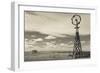 Windmill, 1880 Town, Pioneer Village, Stamford, South Dakota, USA-Walter Bibikow-Framed Photographic Print