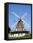 Windmill, Aeroskoeing, Aero, Denmark, Scandinavia, Europe-Ken Gillham-Framed Stretched Canvas