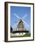 Windmill, Aeroskoeing, Aero, Denmark, Scandinavia, Europe-Ken Gillham-Framed Photographic Print