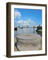 Windmill Amsterdam-Graphicstockphoto-Framed Photographic Print