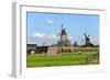 Windmill Amsterdam-Graphicstockphoto-Framed Photographic Print