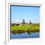 Windmill Amsterdam-Graphicstockphoto-Framed Photographic Print