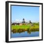 Windmill Amsterdam-Graphicstockphoto-Framed Photographic Print