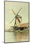 Windmill Amsterdam-Graphicstockphoto-Mounted Photographic Print