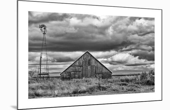 Windmill and Barn-Trent Foltz-Mounted Giclee Print