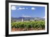 Windmill and Church-Markus Lange-Framed Photographic Print