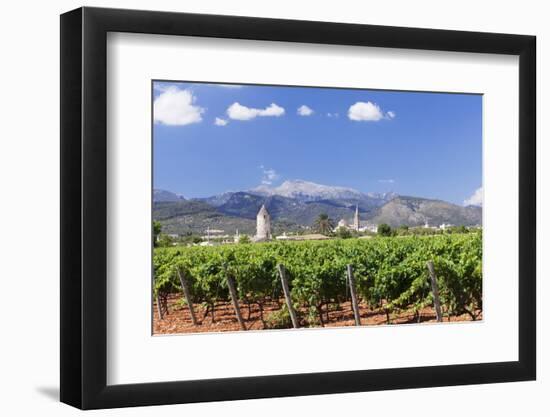 Windmill and Church-Markus Lange-Framed Photographic Print