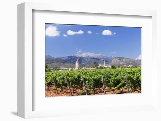 Windmill and Church-Markus Lange-Framed Photographic Print