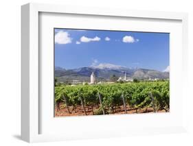 Windmill and Church-Markus Lange-Framed Photographic Print