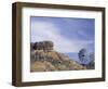 Windmill and Cliffs of Palo Duro Canyon State Park, Texas, USA-Darrell Gulin-Framed Photographic Print