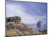 Windmill and Cliffs of Palo Duro Canyon State Park, Texas, USA-Darrell Gulin-Mounted Photographic Print